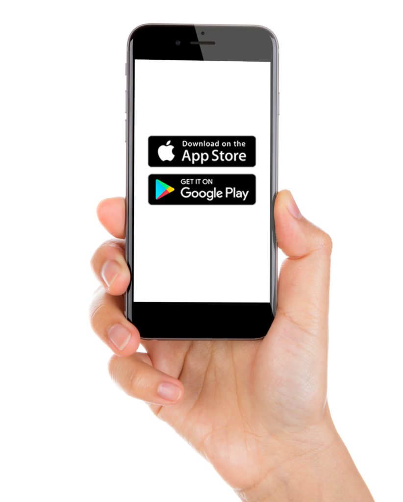 phone in hand